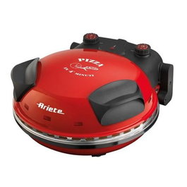 Ariete 909 Mini Horno para Pizza con Piedra Refractaria, Rojo y Negro